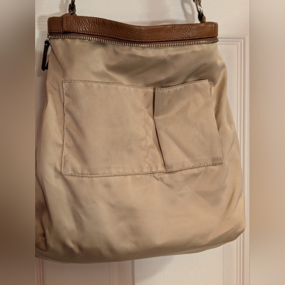 Coach Brown Pebble Leather Zip Top Park Hobo Shoulder Bag - Picture 7 of 11